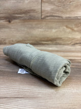GLLQUEN Muslin/Bamboo Swaddle Blanket Green 28x28''
