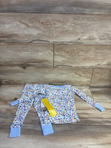 NEW Honest Baby 2pc Organic Pajama Set White sz 2T