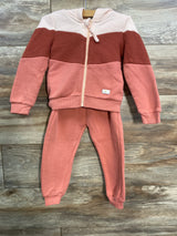 7 For All Mankind 2pc Sweatshirt & Joggers Set Pink sz 3T