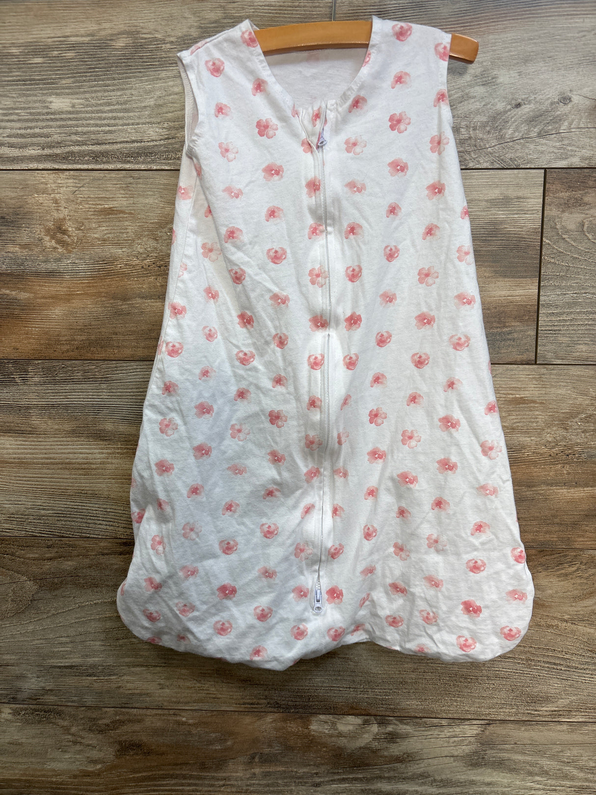 Floral Print Sleep Sack White sz Small/0-6m