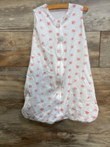 Floral Print Sleep Sack White sz Small/0-6m