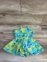 Youngland Swim Cover-Up Romper Teal sz 2T