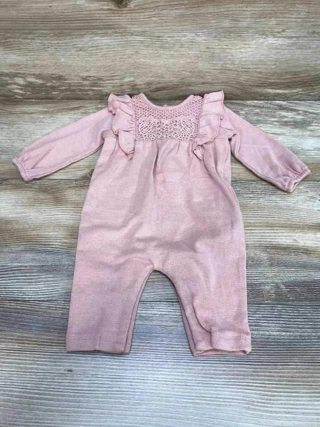 Clasix Beginnings Ruffle Coverall Pink sz Newborn - Me n Mommy To Be