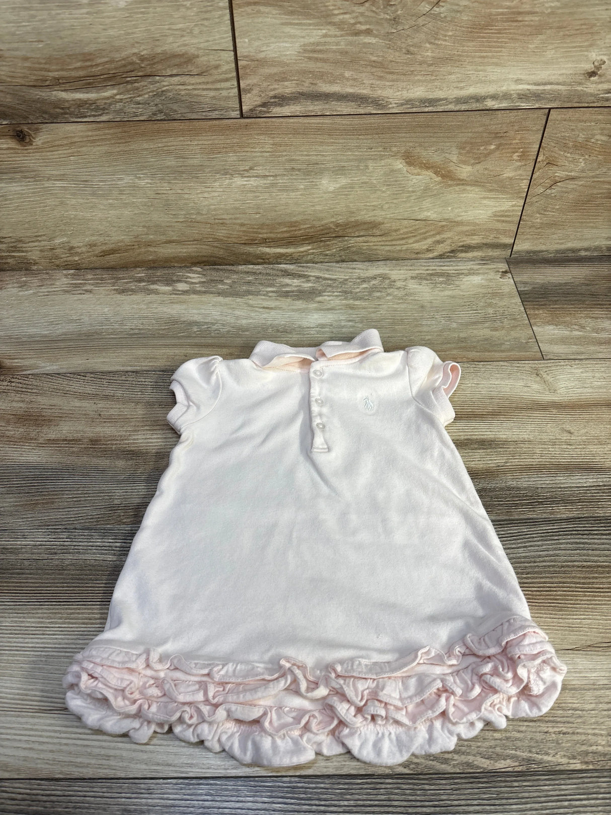 Ralph Lauren Ruffled Polo Dress Pink sz 24m