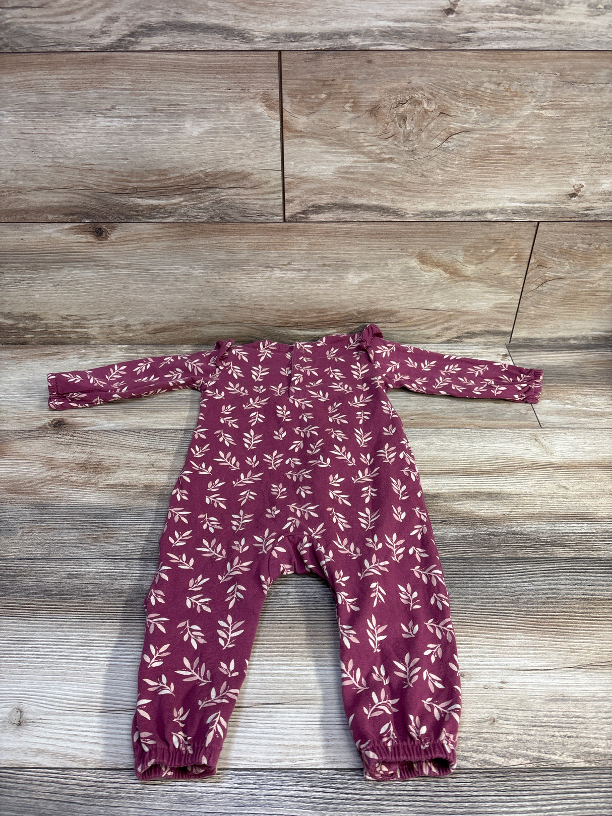 Mac & Moon Coverall Maroon sz 9m