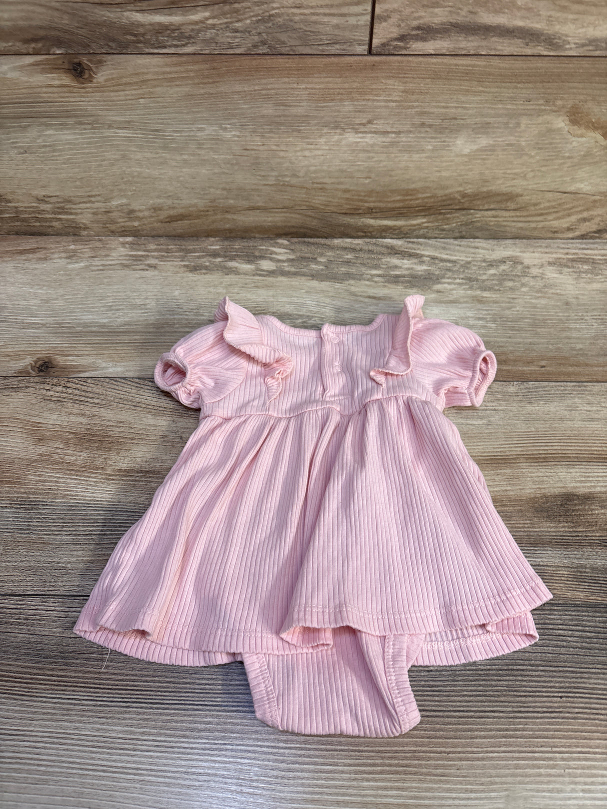 Tahari Ribbed Bodysuit Dress Pink sz 0-3m