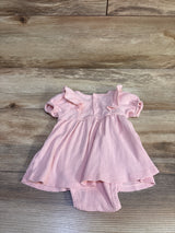 Tahari Ribbed Bodysuit Dress Pink sz 0-3m