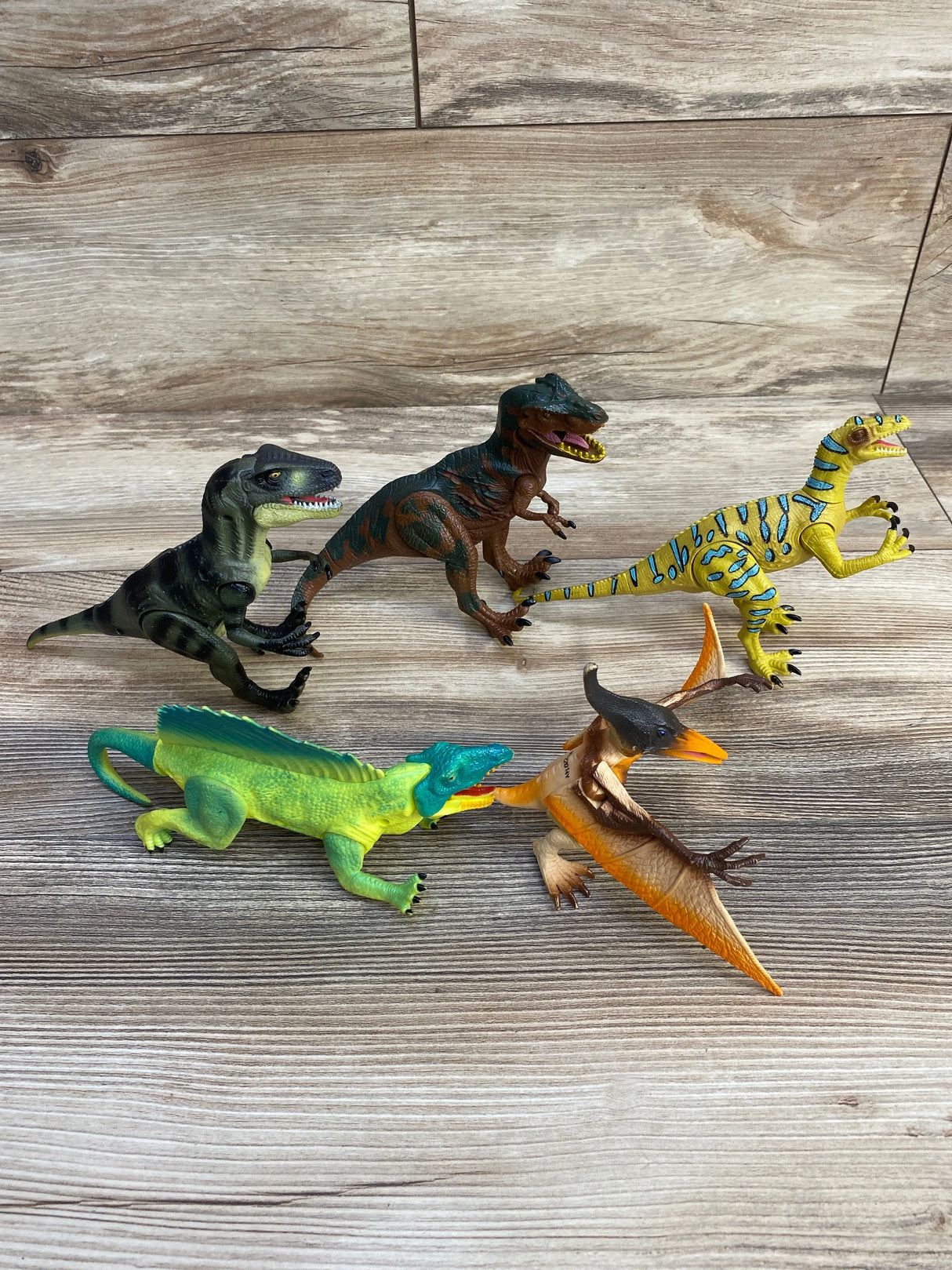Kid Galaxy Dinosaur 5pk Posable Action Figures