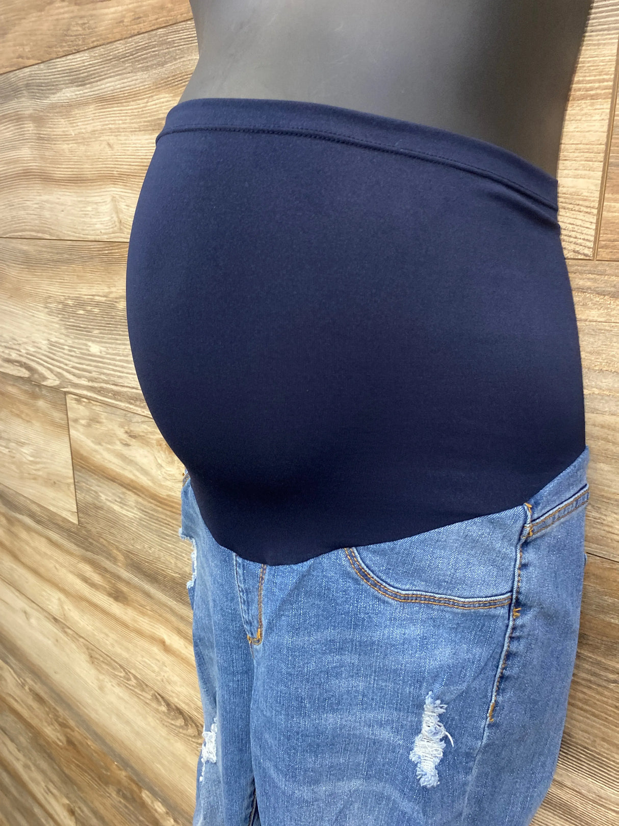 SONG Maternity Full Panel Jeans Blue sz Small