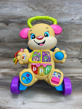 Fisher Price Laugh and Learn Smart Stages Learn With Puppy Walker Pink