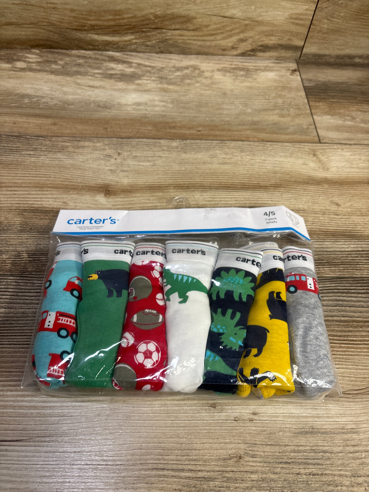 NEW Carter's 7pk Boys Briefs sz 4/5T