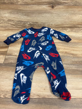 Nike Blanket Sleeper Blue sz 6m