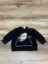 Shein Pullover Sweatshirt Black sz 3-6m