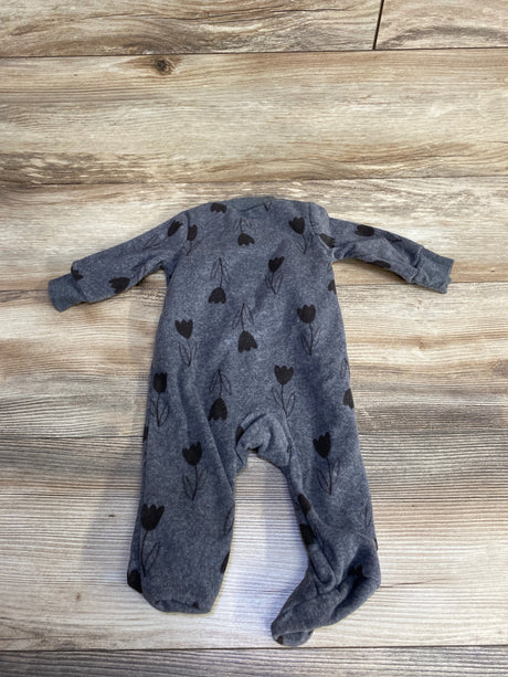 Carter's Floral Blanket Sleeper Grey sz 3m - Me n Mommy To Be
