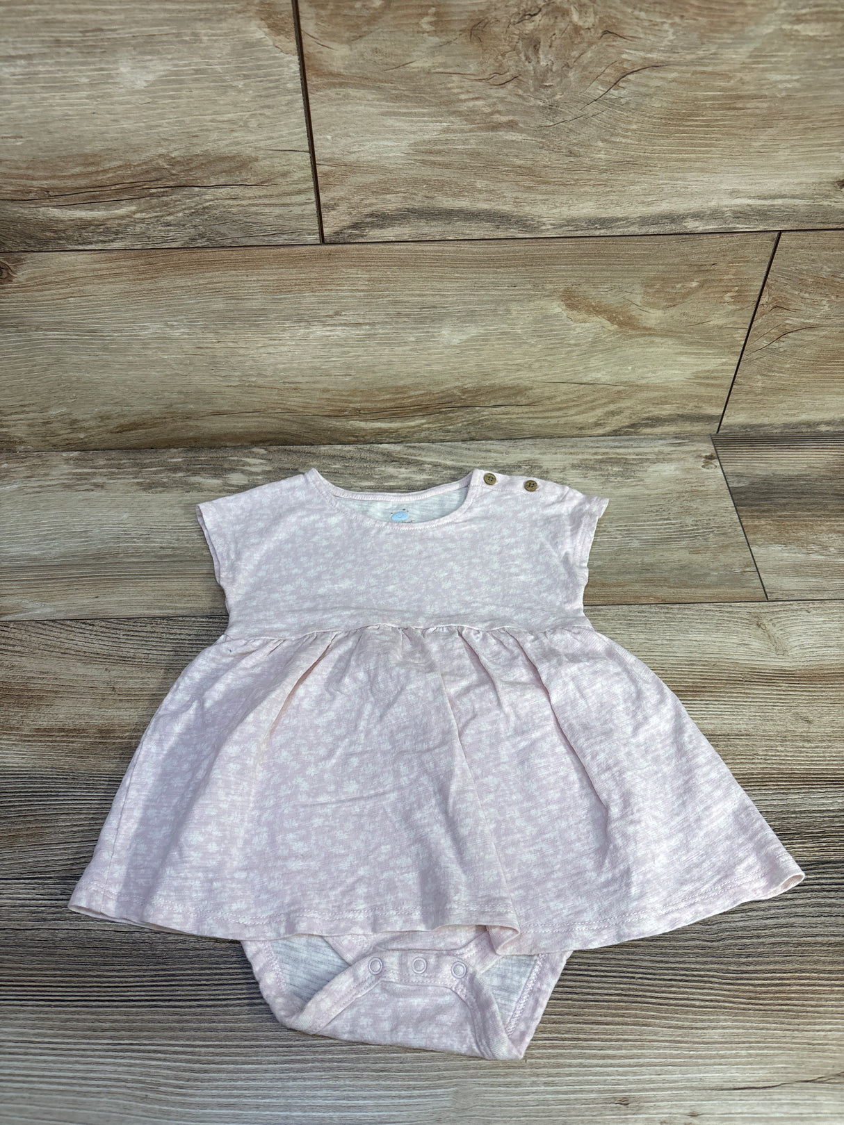 Cloud Island Bodysuit Dress Pink sz 24m
