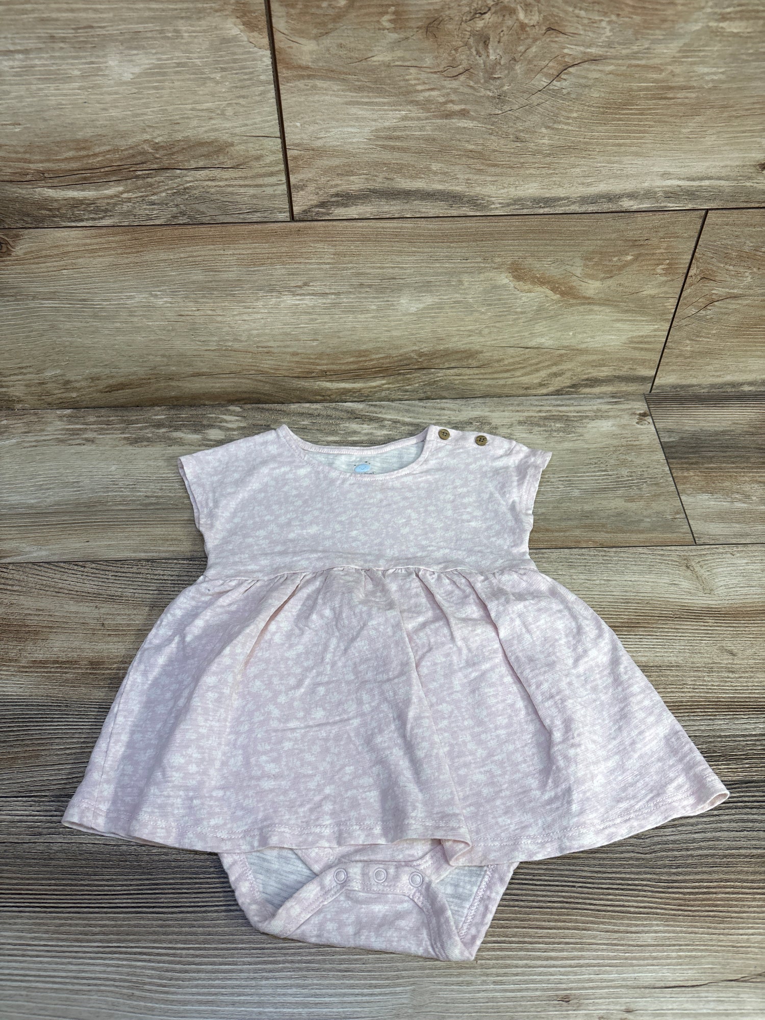 Cloud Island Bodysuit Dress Pink sz 24m