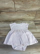 Cloud Island Bodysuit Dress Pink sz 24m