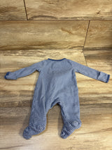 Just One You Striped Little Brother Sleeper Blue sz Newborn