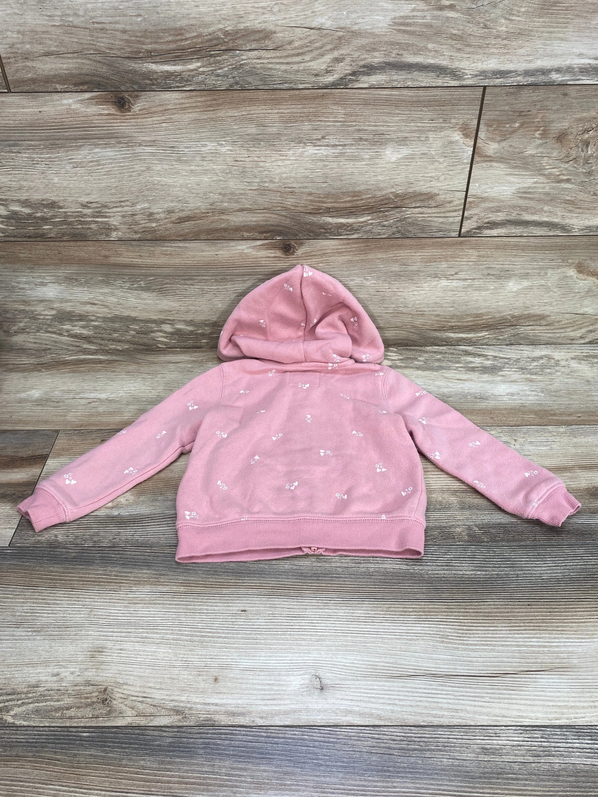 Oshkosh Full Zip Hoodie Pink sz 24m