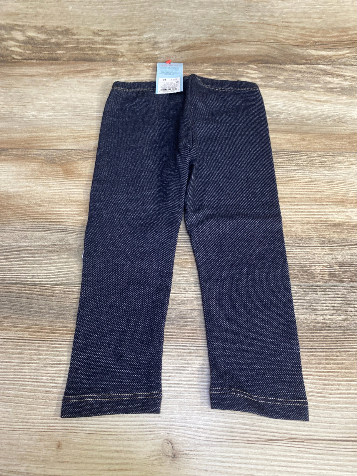 NEW Cat & Jack Faux Denim Leggings Navy sz 2T