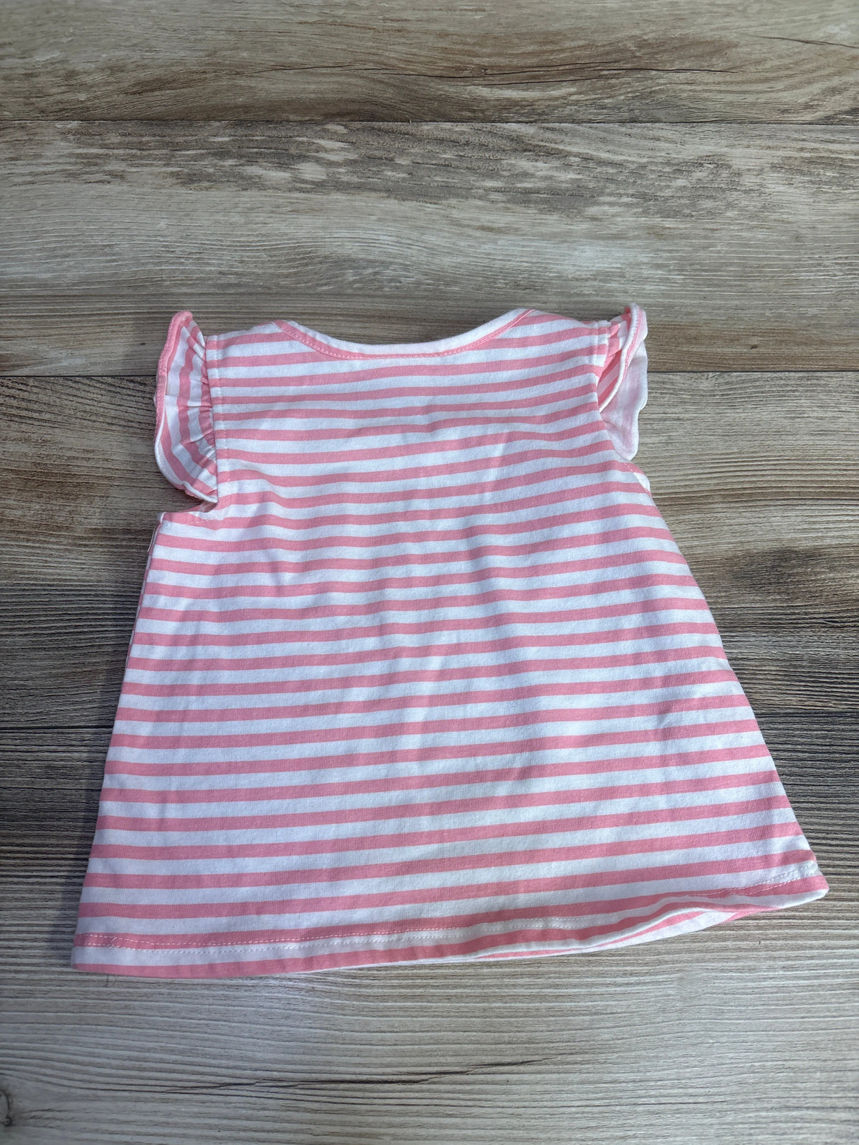 Little Lass Striped Pocket Shirt Pink sz 3T