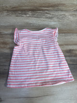 Little Lass Striped Pocket Shirt Pink sz 3T