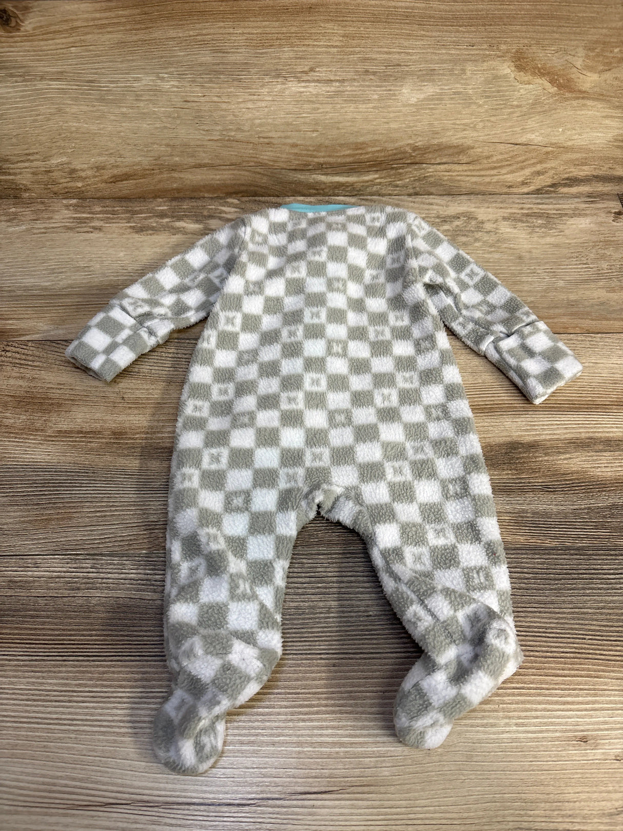 Hurley Checkered Blanket Sleeper Grey sz Newborn - Me n Mommy To Be