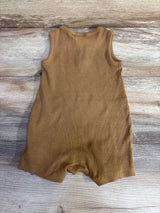 Old Navy Ribbed Henley Romper Brown sz 18-24m - Me n Mommy To Be