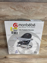 NEW MonBebe Portable Foldable Booster, Grey 6-36m