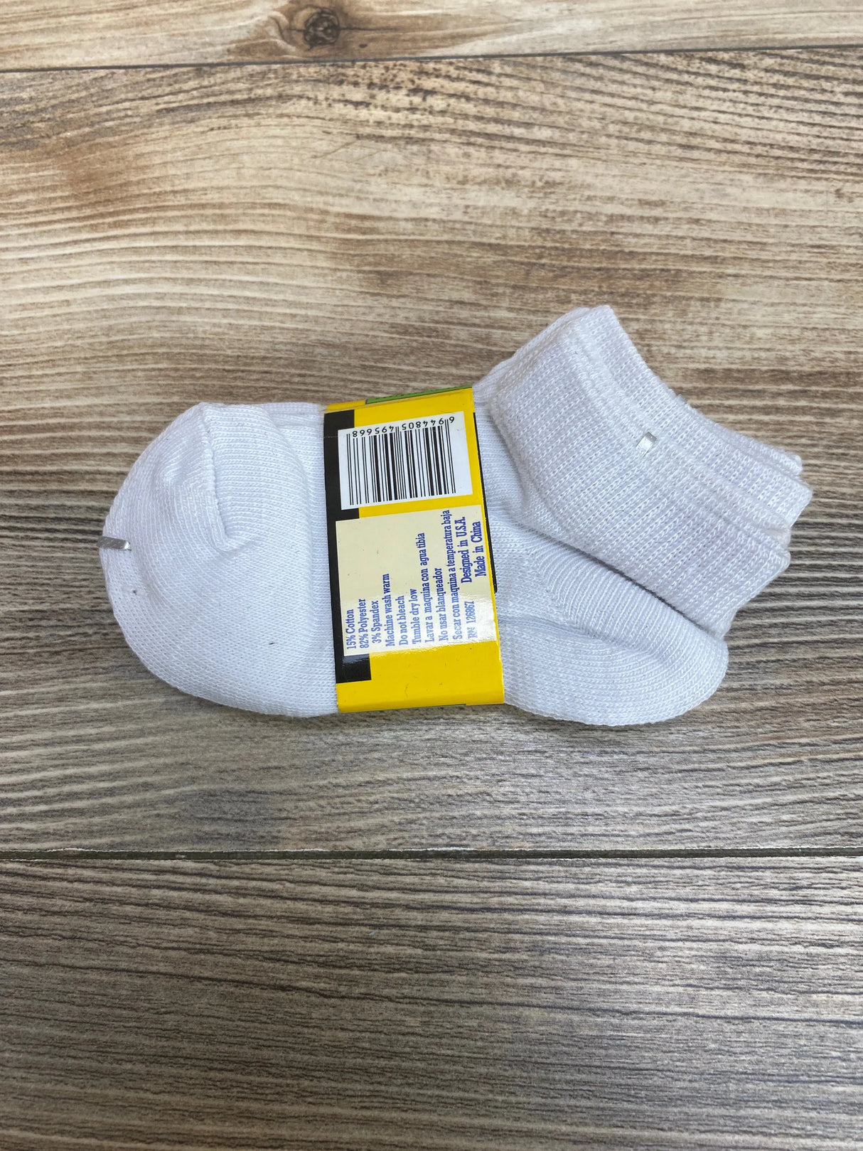 NEW Julietta 3pk Solid Socks White sz 0-12