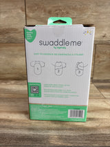 NEW SwaddleMe by Ingenuity 2pk Original Swaddle Wraps Tropical Dino sz 0-3m