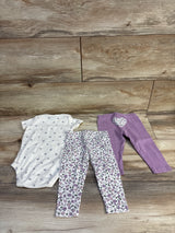 Carter's 3pc Bodysuit & Pant Set Ivory sz 3m