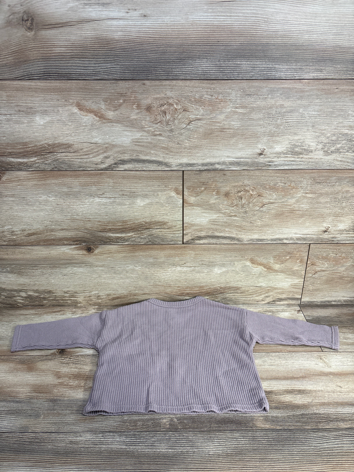 Easy Peasy Waffle Knit Shirt Purple sz 2T