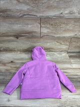 NEW Baby Gap Sherpa Logo Hoodie Purple sz 18-24m