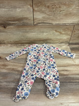 Carter's Floral Sleeper Ivory sz 3m