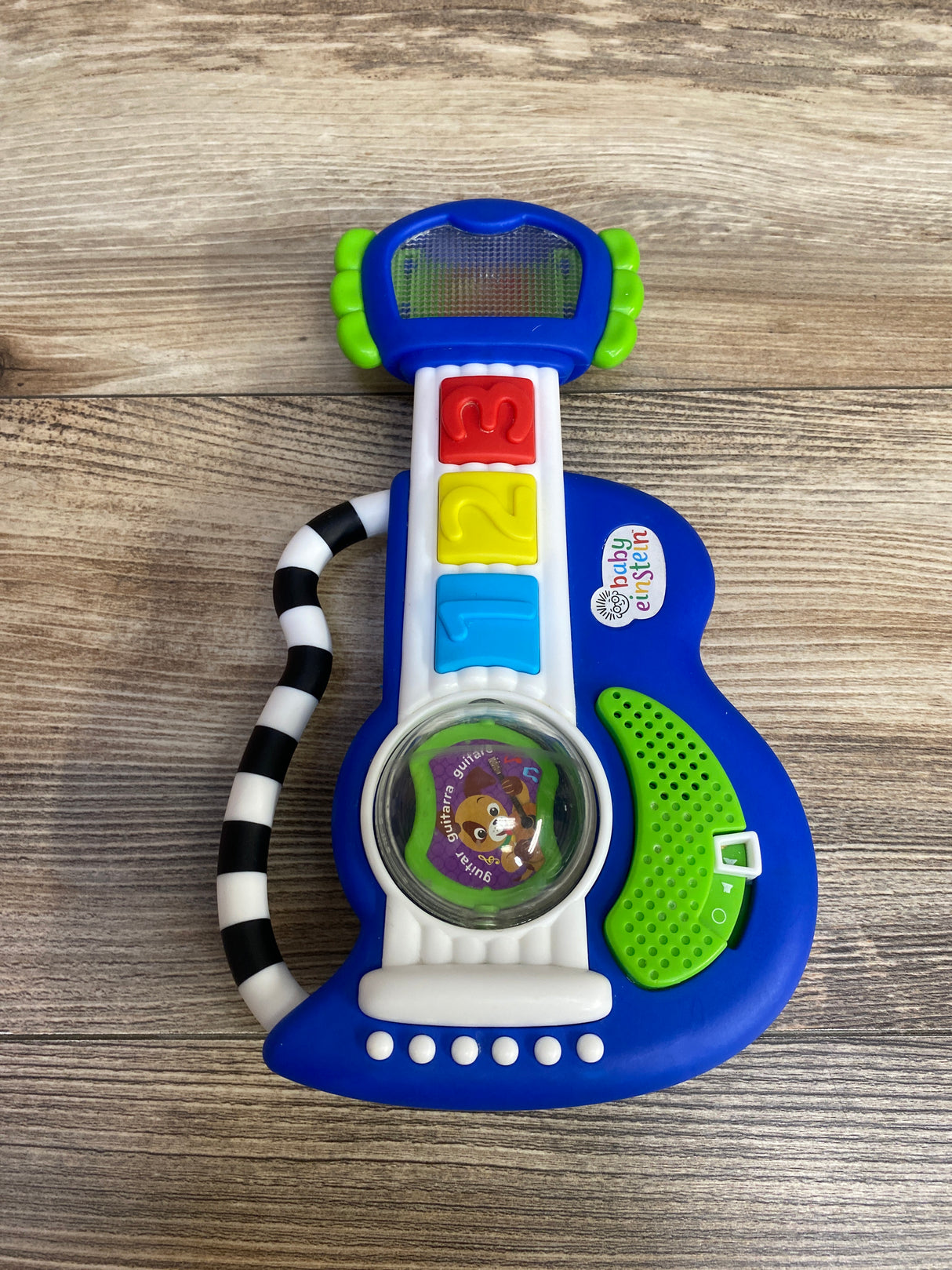 Baby Einstein Rock Light and Roll Guitar Toy, Blue