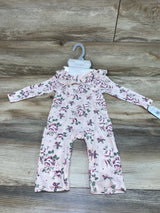 NEW Kyle & Deena 2pc Floral Coverall & Headband Pink sz 6-9m