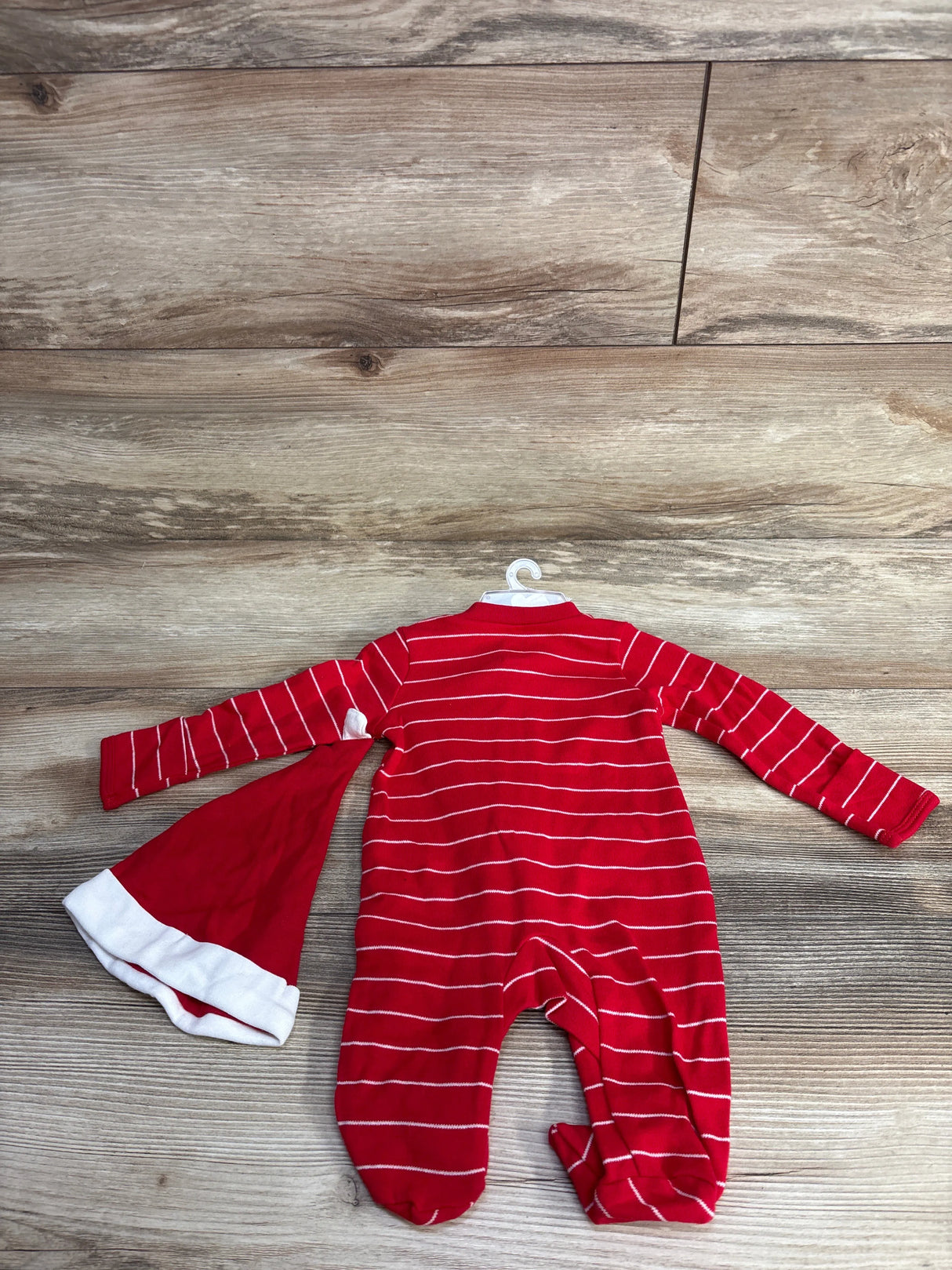 NEW Just One You Striped Santa Sleeper Red sz Newborn