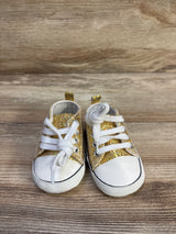 Meckior Glittery Slip-On Crib Shoes Gold sz 2c