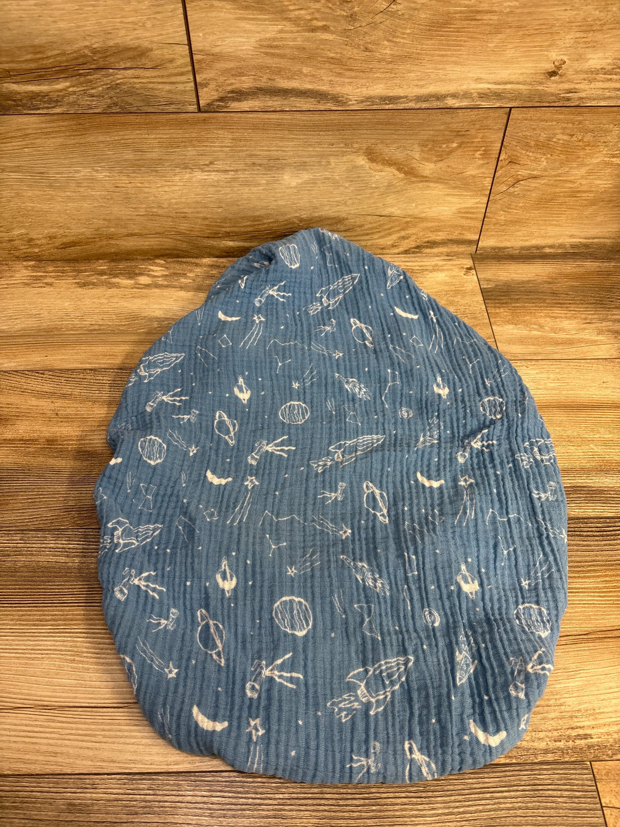 Red Rover Muslin Changing Pad Cover Space Print