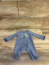Just One You Striped Little Brother Sleeper Blue sz Newborn