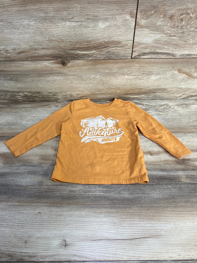 Cat & Jack Adventure Awaits Shirt Orange sz 2T - Me n Mommy To Be