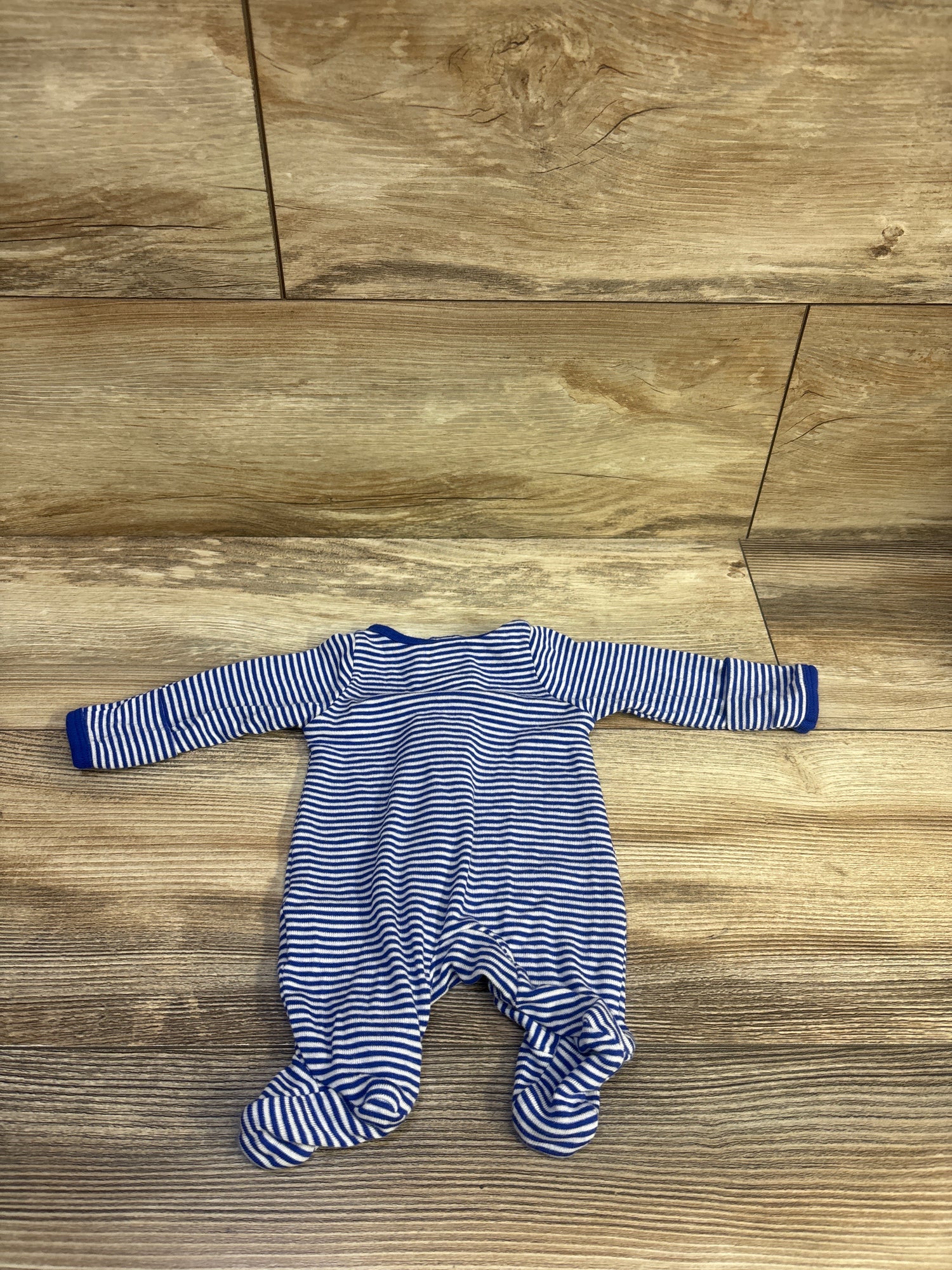 Wonder Nation Striped Modal Sleeper Blue sz Preemie