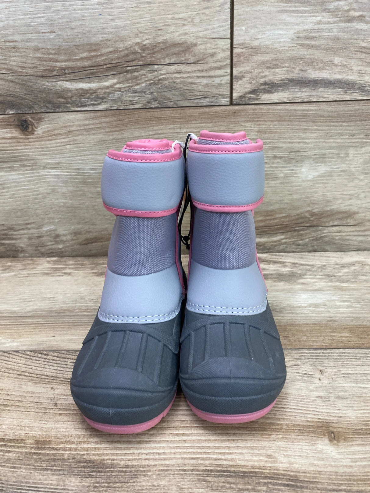 NEW Cat & Jack Girls' Grey Lenny Winter Snow Boots sz 9c