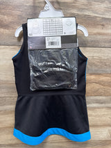 NEW NFL Carolina Panthers 2pc Cheer Captain Jumper Dress sz 12m
