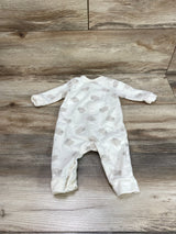 Rabbit + Bear Ivory Sheep Coverall sz 3-6m