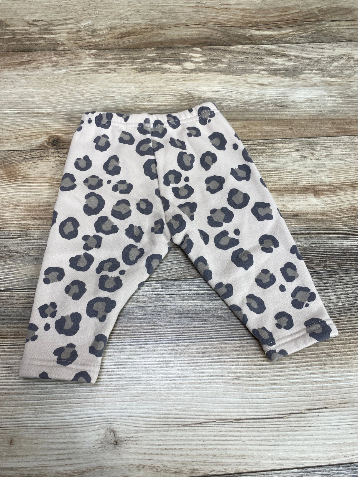 Carter's Leopard Print Fleece Leggings Beige sz 9m