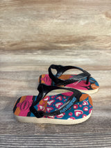 Havaianas Floral Flip Flops sz 6c
