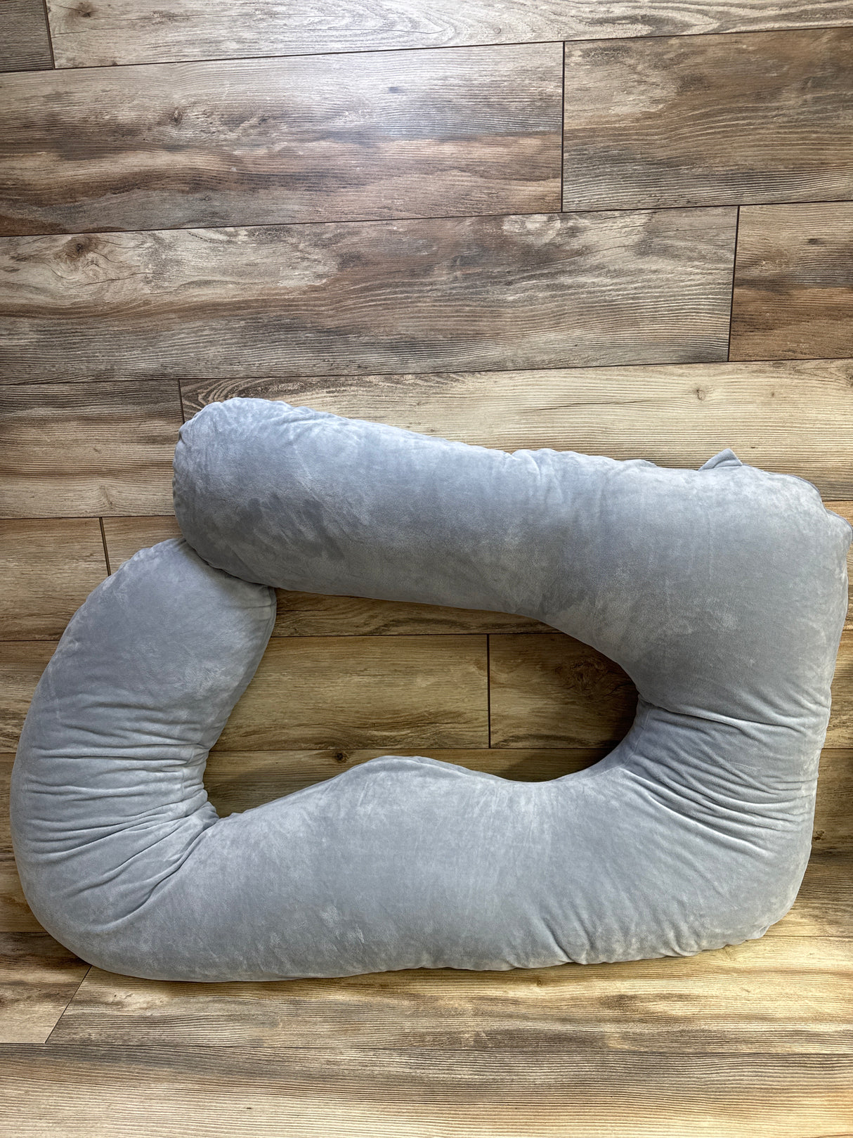 Momcozy U Shaped Pregnancy Body Pillow, Grey