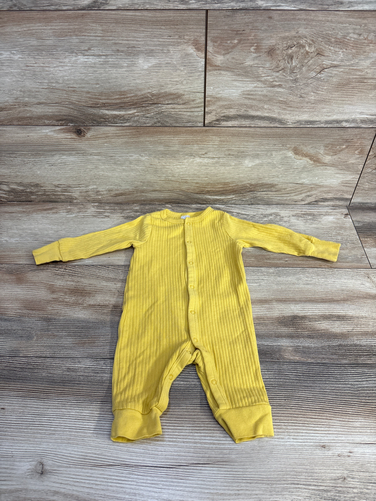 Modern Moments Ribbed Footless Sleeper Yellow sz 0-3m